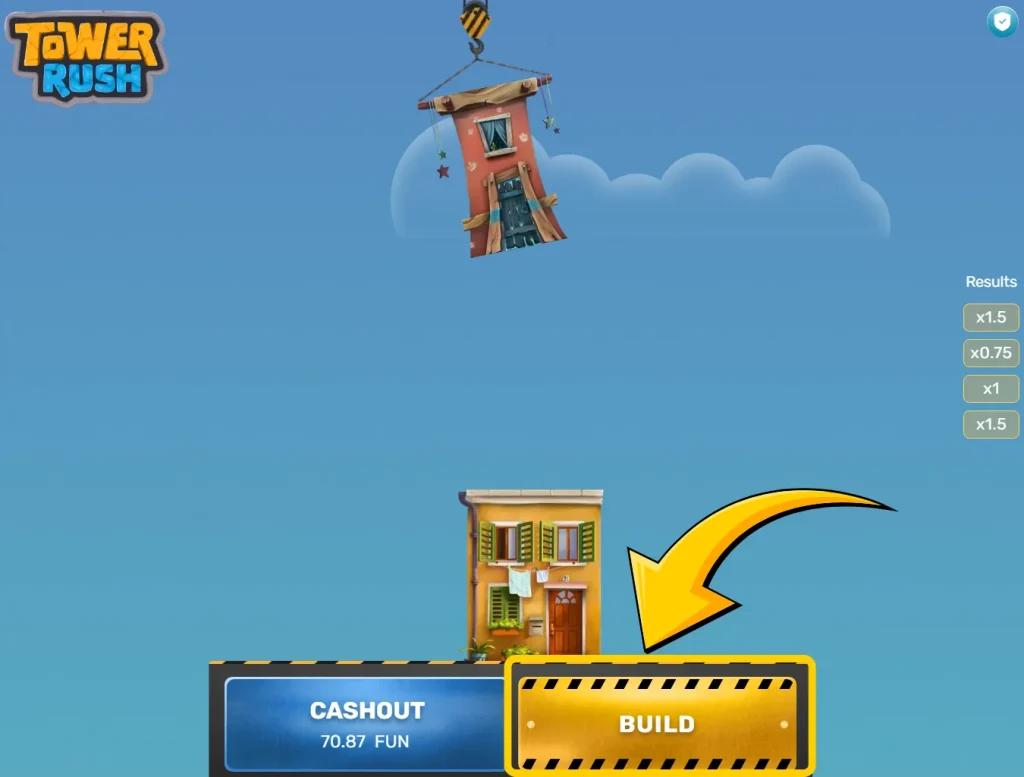 Tower Rush – Weiter spielen