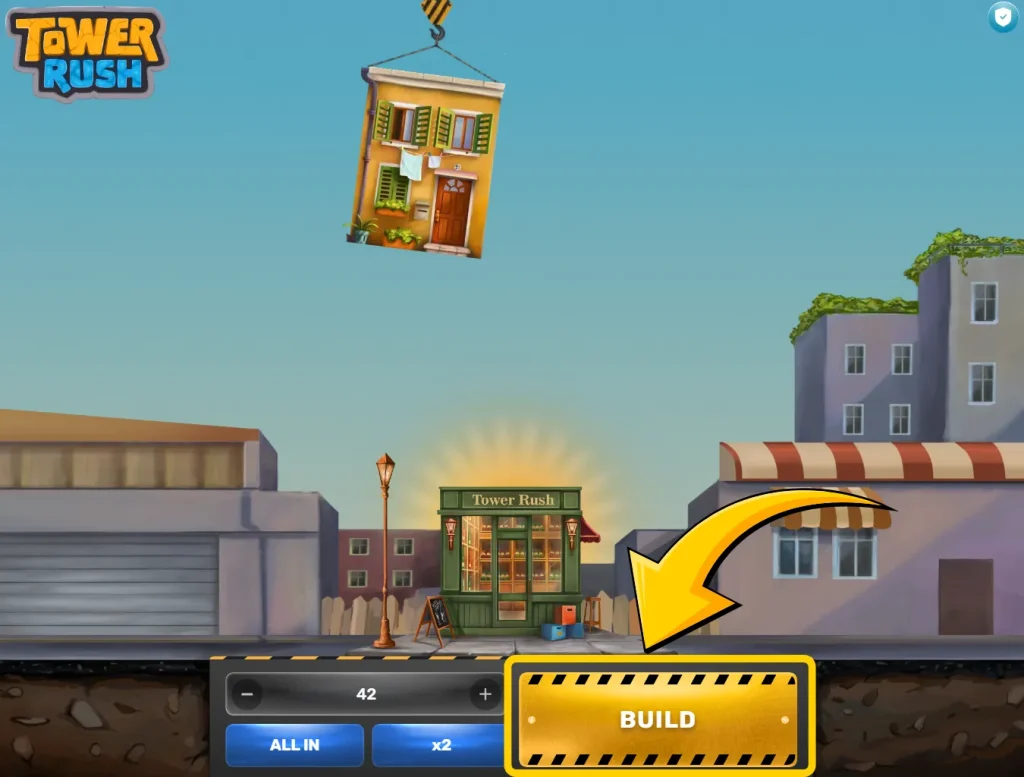 Tower Rush Spielstart 